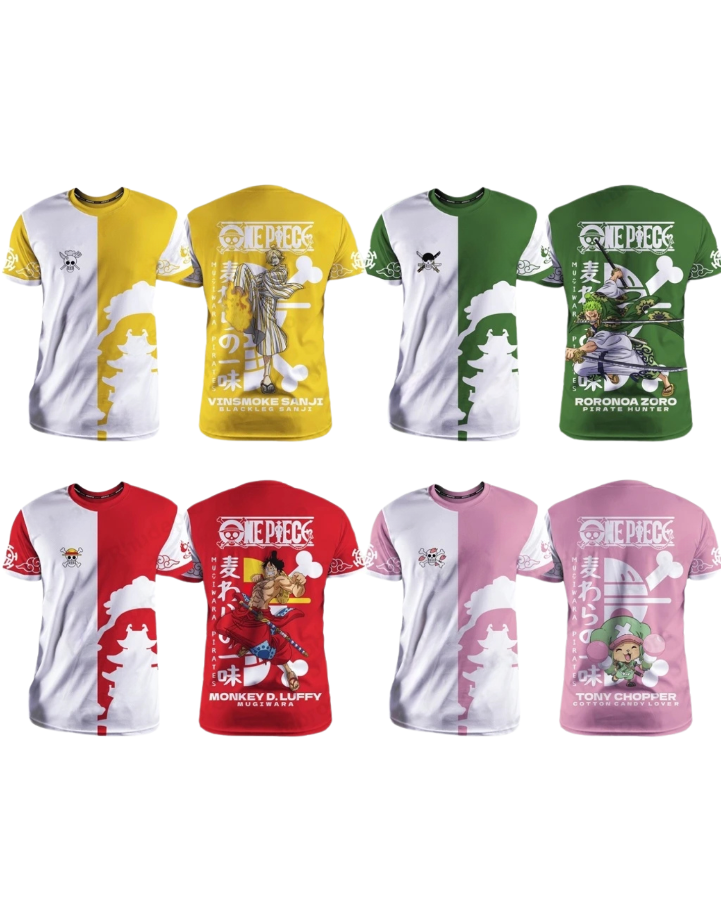 T-shirt manga One Piece Luffy