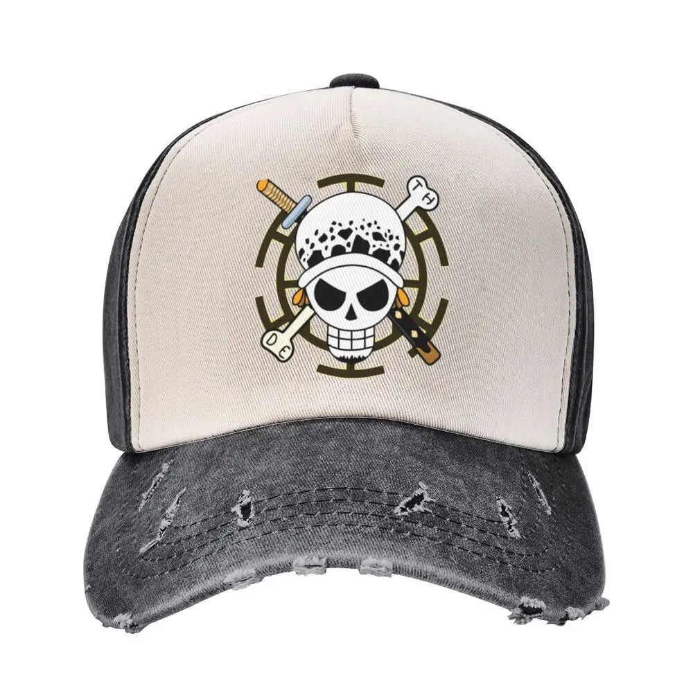 casquette noir one piece