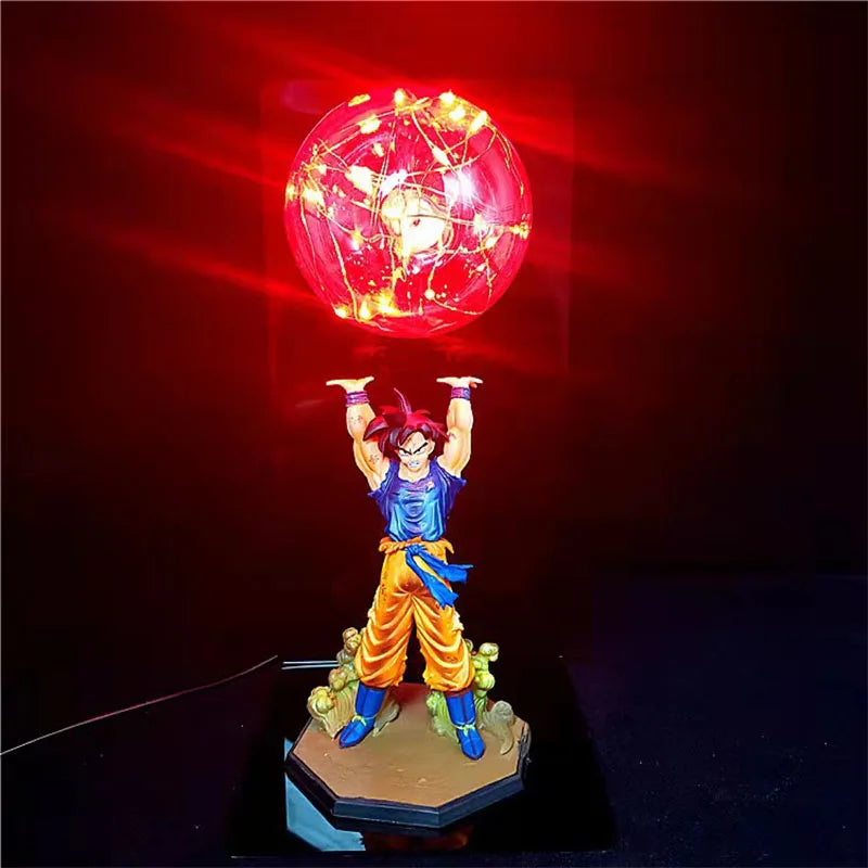 Figurine Led rouge Dragon Ball Z Son Goku