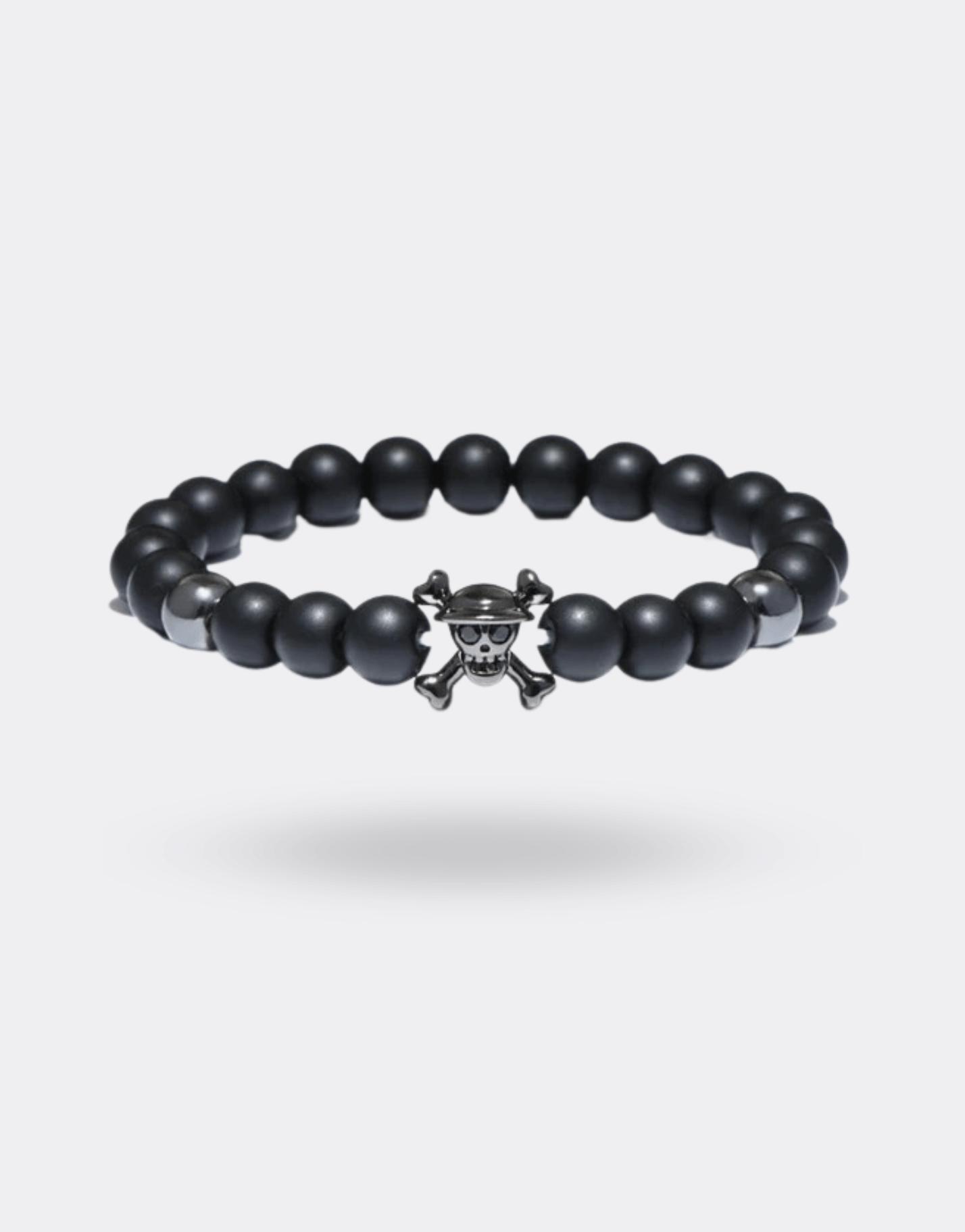 One piece skull pearl bracelet