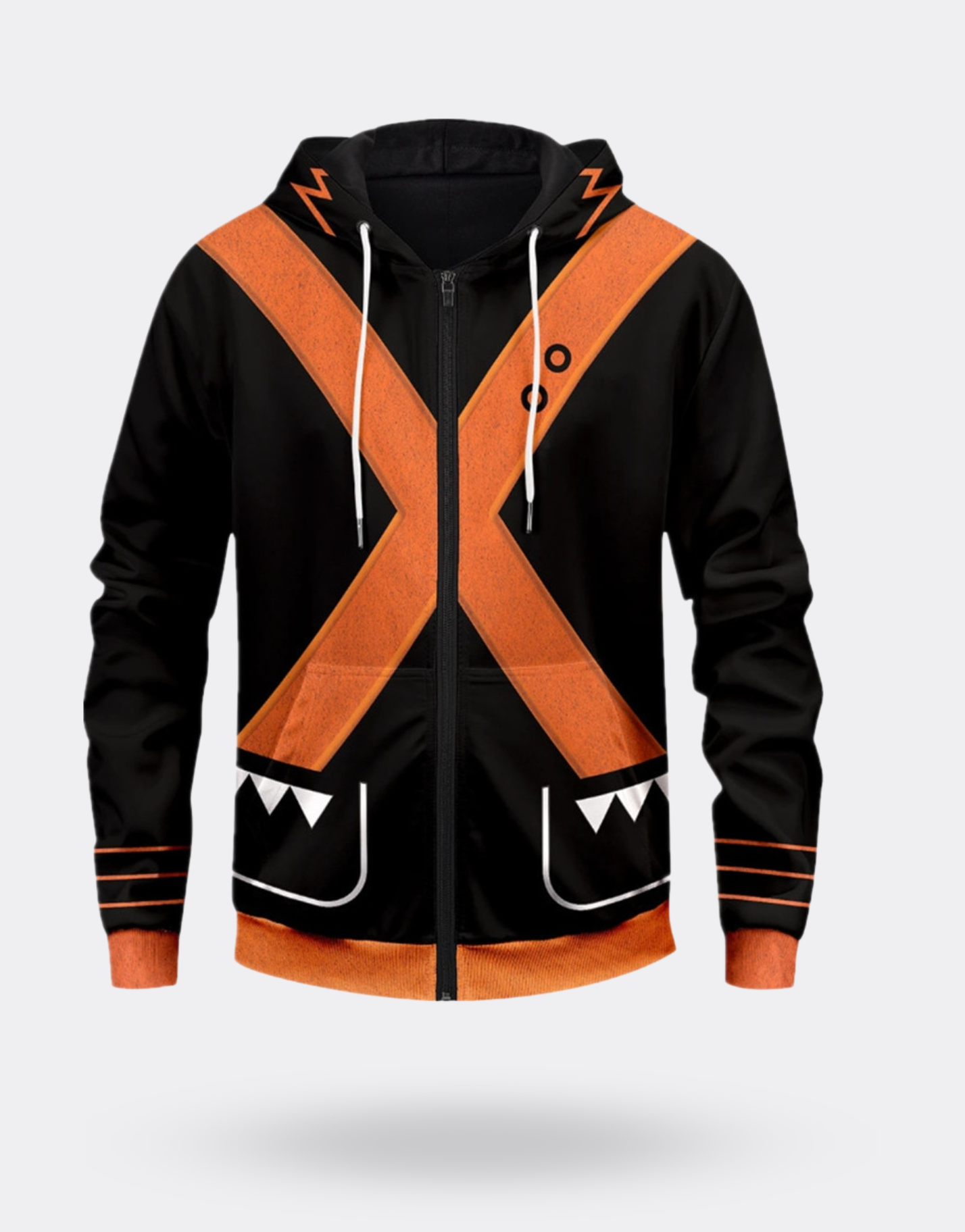 Zip Hoodie My Hero Academia Bakugo Hoodie My Hero Academia Katsuki