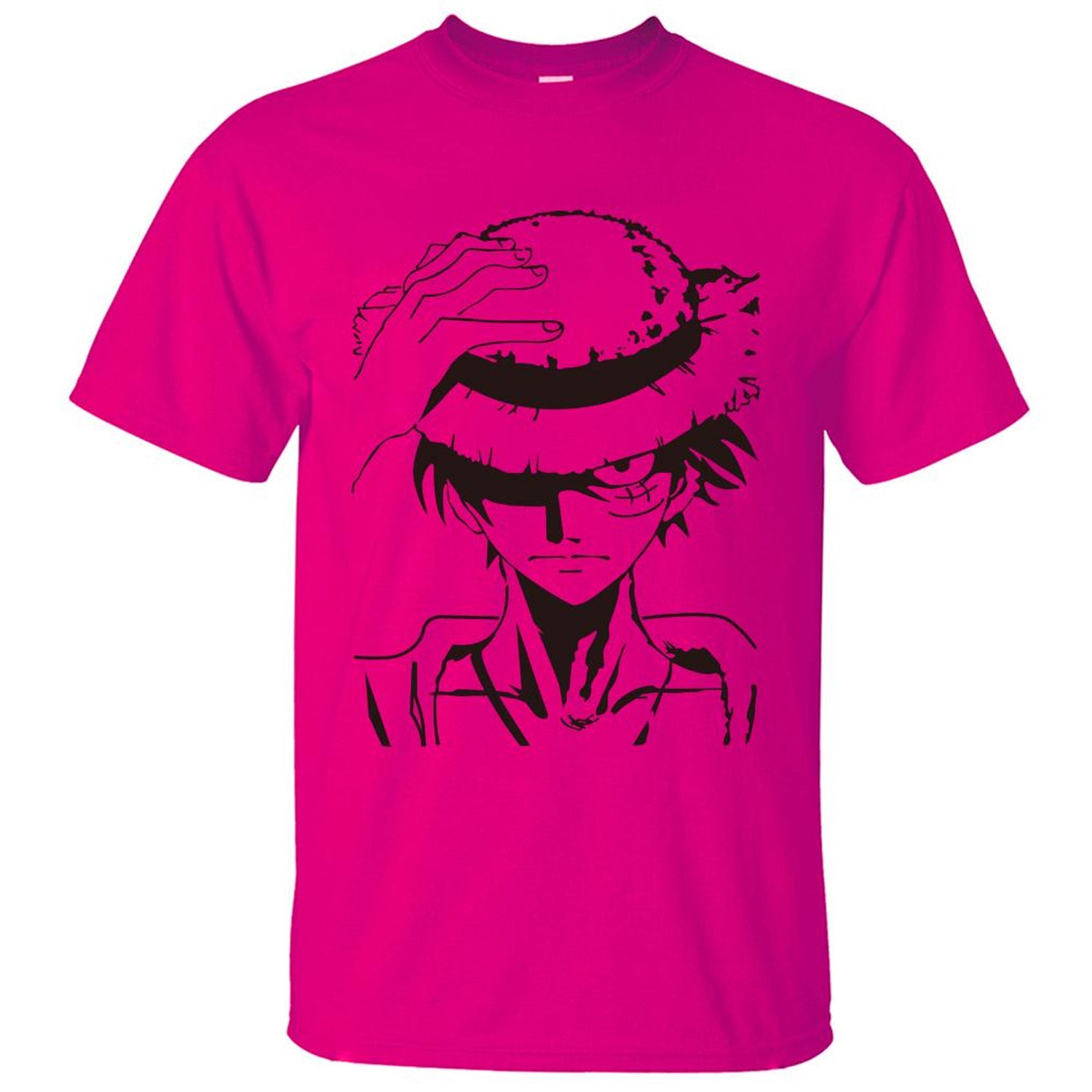 T-shirt rose Luffy One Piece