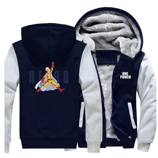 VESTE POLAIRE MANGA ONE PUNCH MAN SAITAMA HERO