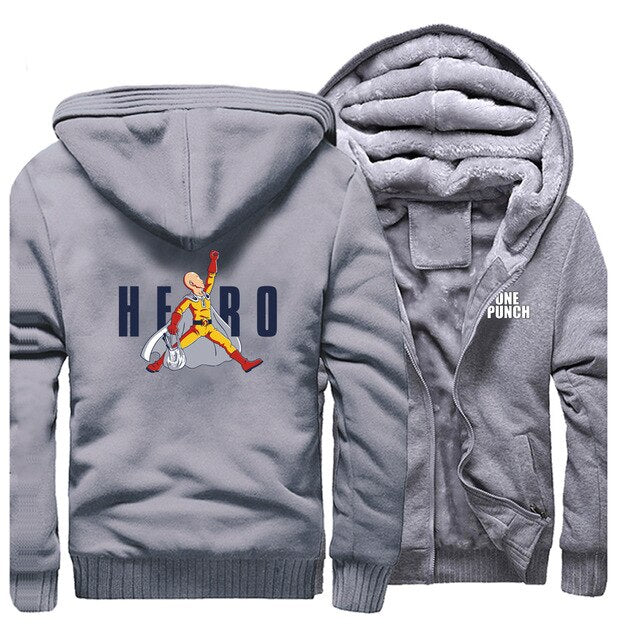 VESTE POLAIRE MANGA ONE PUNCH MAN SAITAMA HERO