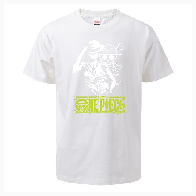 T-shirt manga Tête de mort One piece Luffy