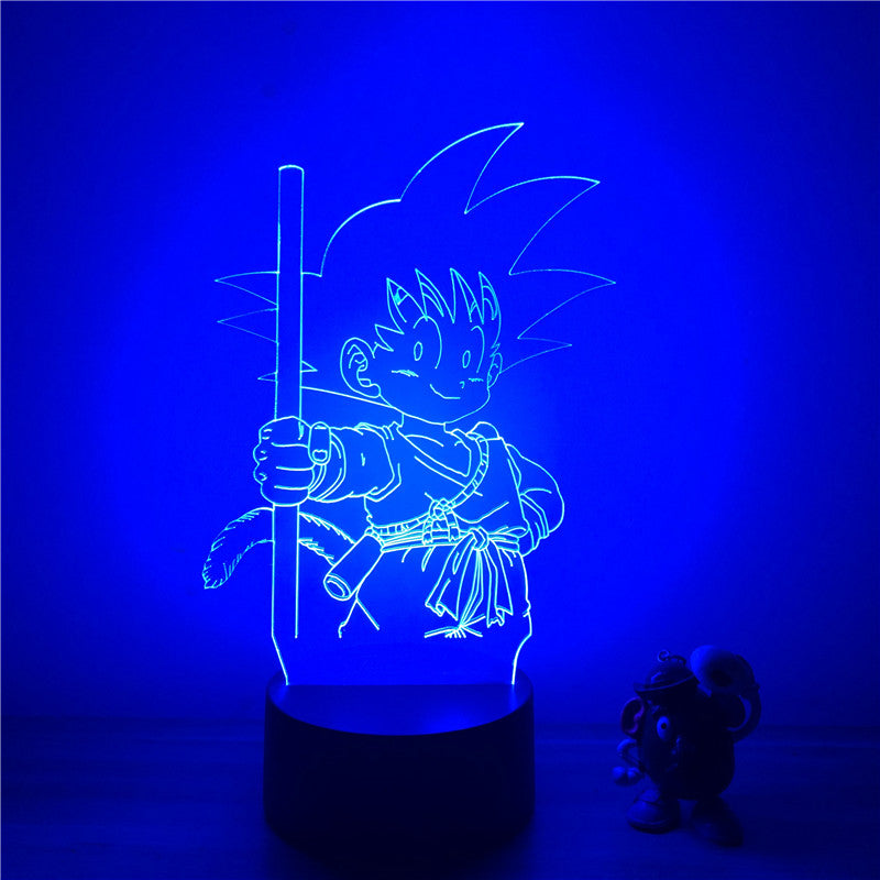 Lampe LED 3D Dragon ball petit Goku