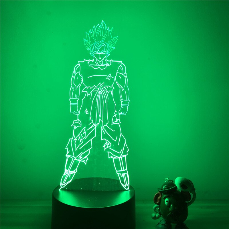 Lampe LED 3D Dragon ball Goku SSJ
