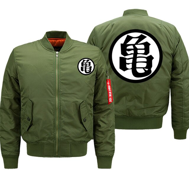 Blouson vert DBZ Kanji Kame