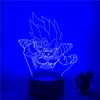Lampe LED 3D Vegeta Dragon ball