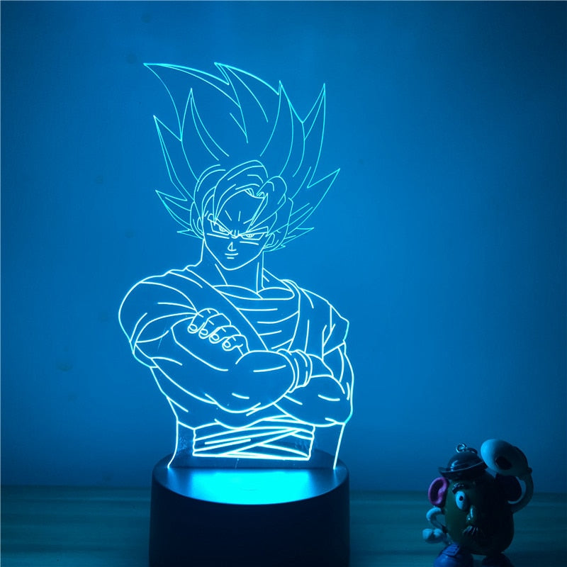 Lampe LED 3D Dragon ball Goku