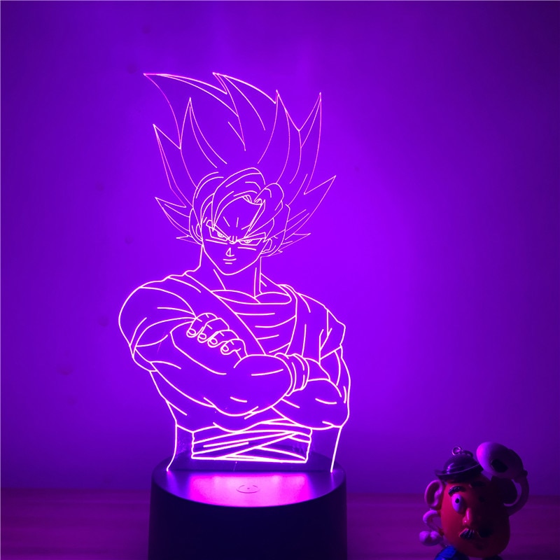 Lampe LED 3D Dragon ball Goku
