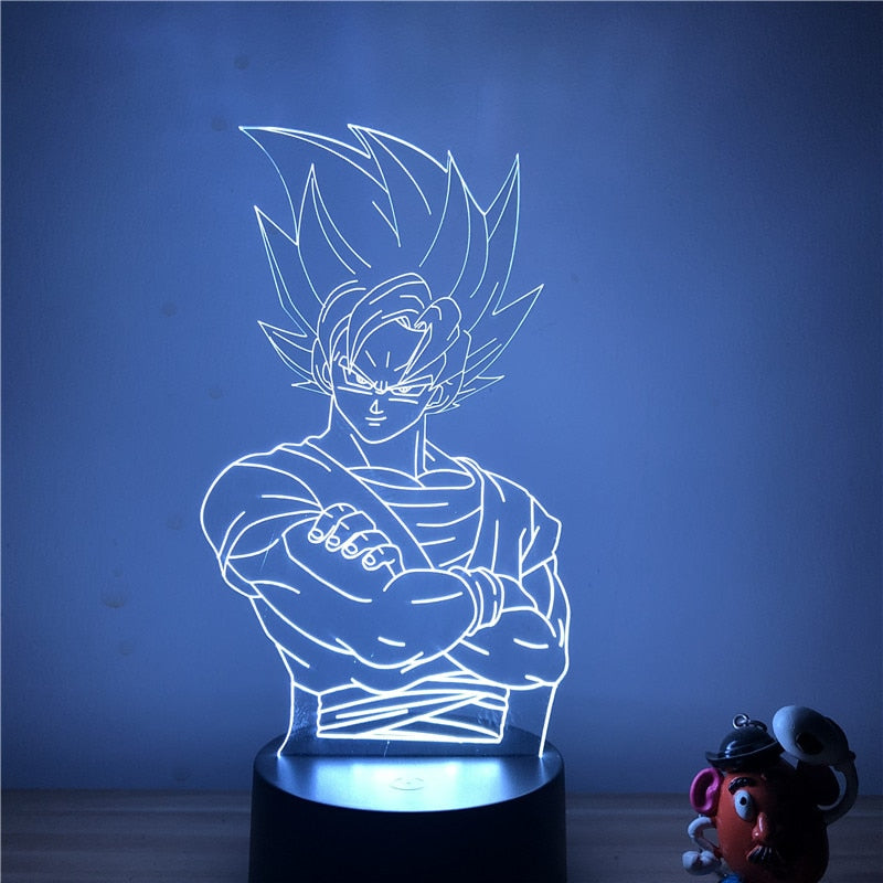 Lampe LED 3D Dragon ball Goku