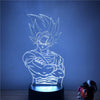 Lampe LED 3D Dragon ball Goku