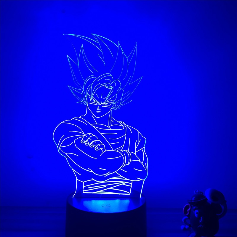 Lampe LED 3D Dragon ball Goku