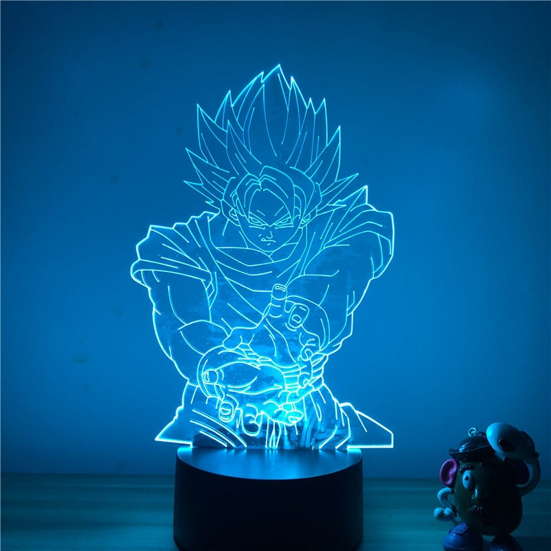 Lampe LED 3D Dragon ball Kaméhaméha
