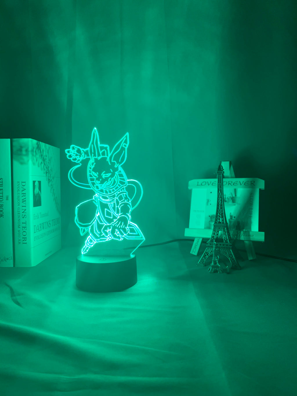 Lampe LED 3D Dragon ball Beerus