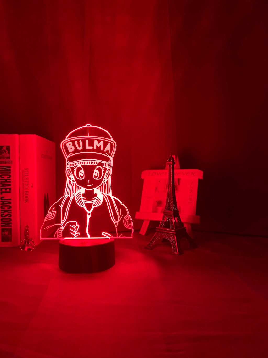 Lampe LED 3D Dragon ball Bulma