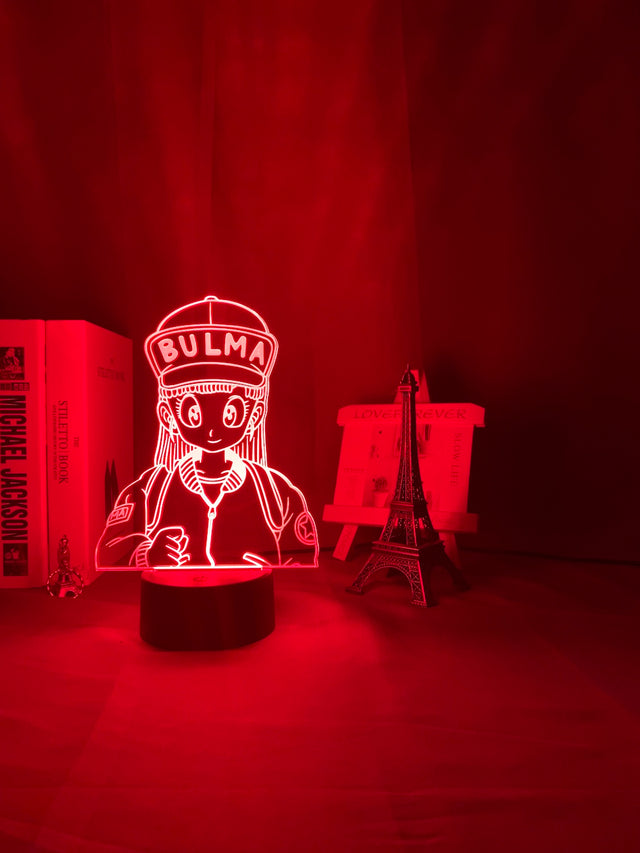 Lampe LED 3D Dragon ball Bulma