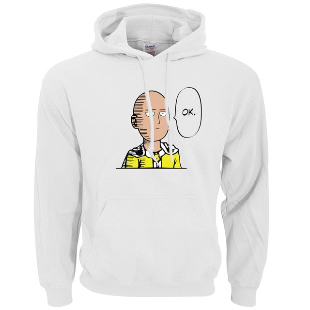 Sweat manga blanc saitama ok