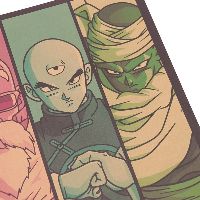 Poster dragon Ball arc-en-ciel
