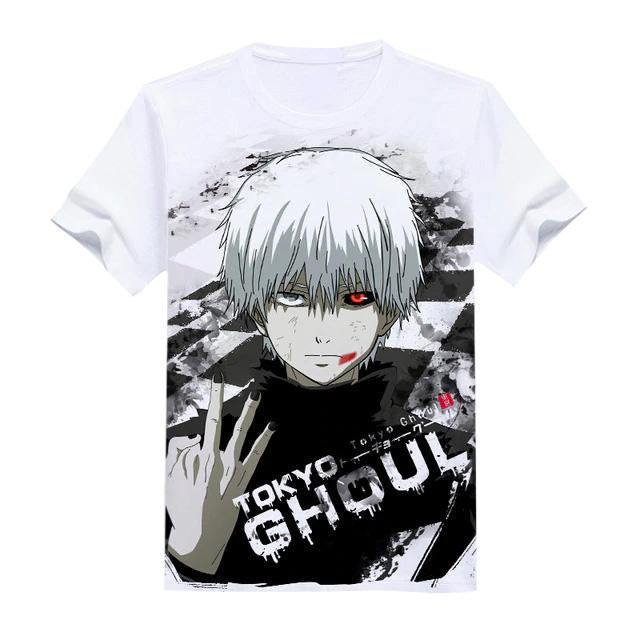 T-shirt Manga Tokyo Ghoul damier