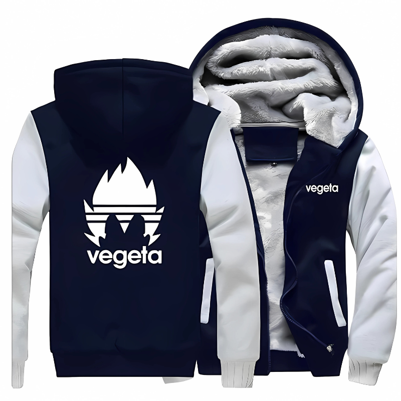 Veste Manga polaire à capuche Dragon ball Z Vegeta