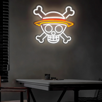 Néon LED One Piece Jolly Roger