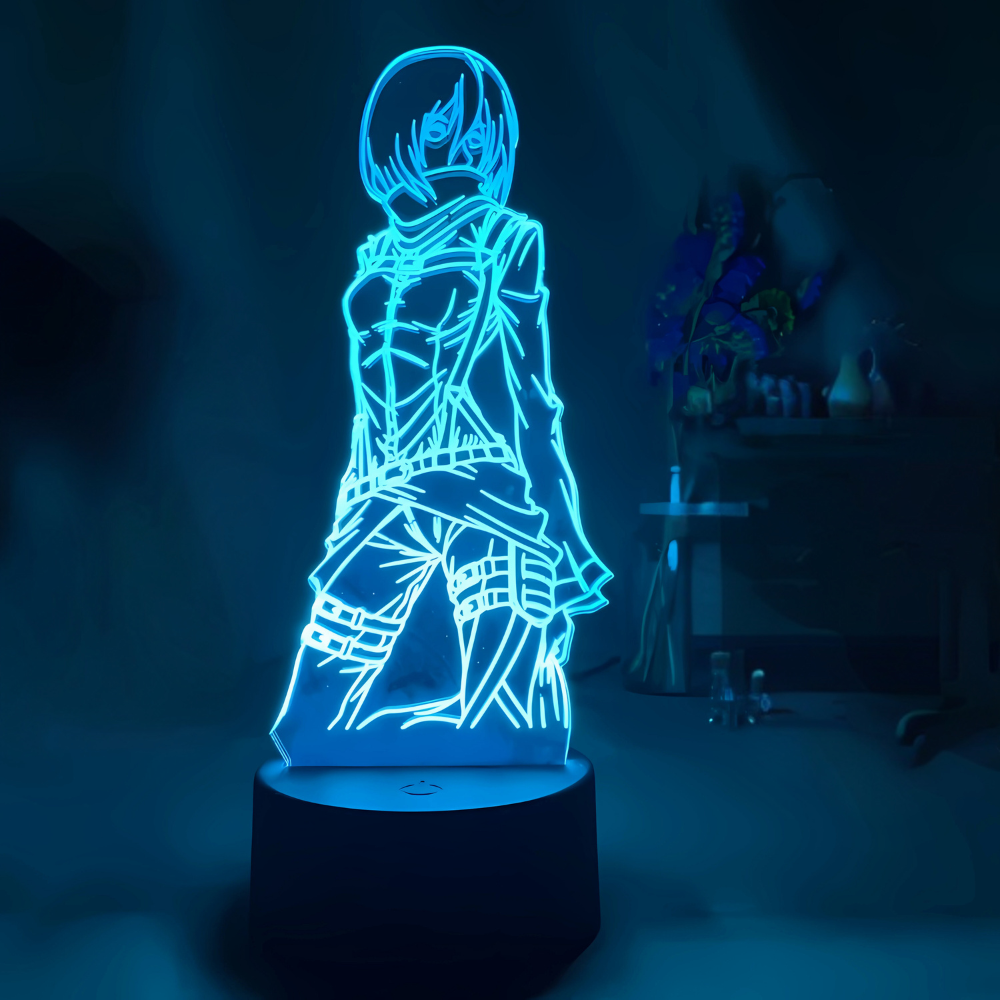 ATTACK ON TITAN Mikasa 3D LED Lamp