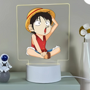 Lampe LED One Piece Luffy surpris