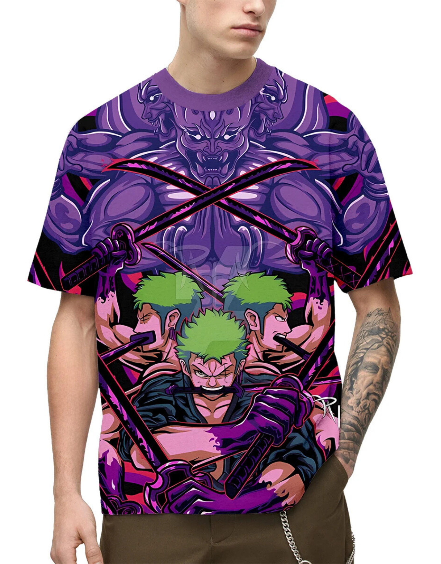 T-shirt manga One Piece Roronoa Zoro