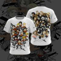 T-shirt Chibi Characters Attaque des Titans