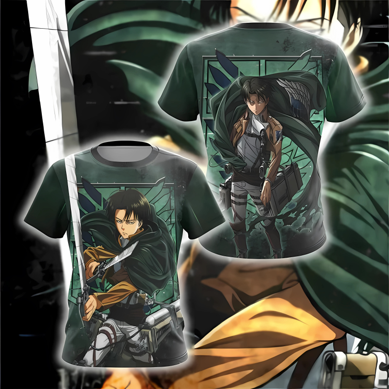 T-shirt Levi Ackerman Design exclusif