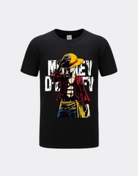 T-shirt noir Monkey D.Luffy