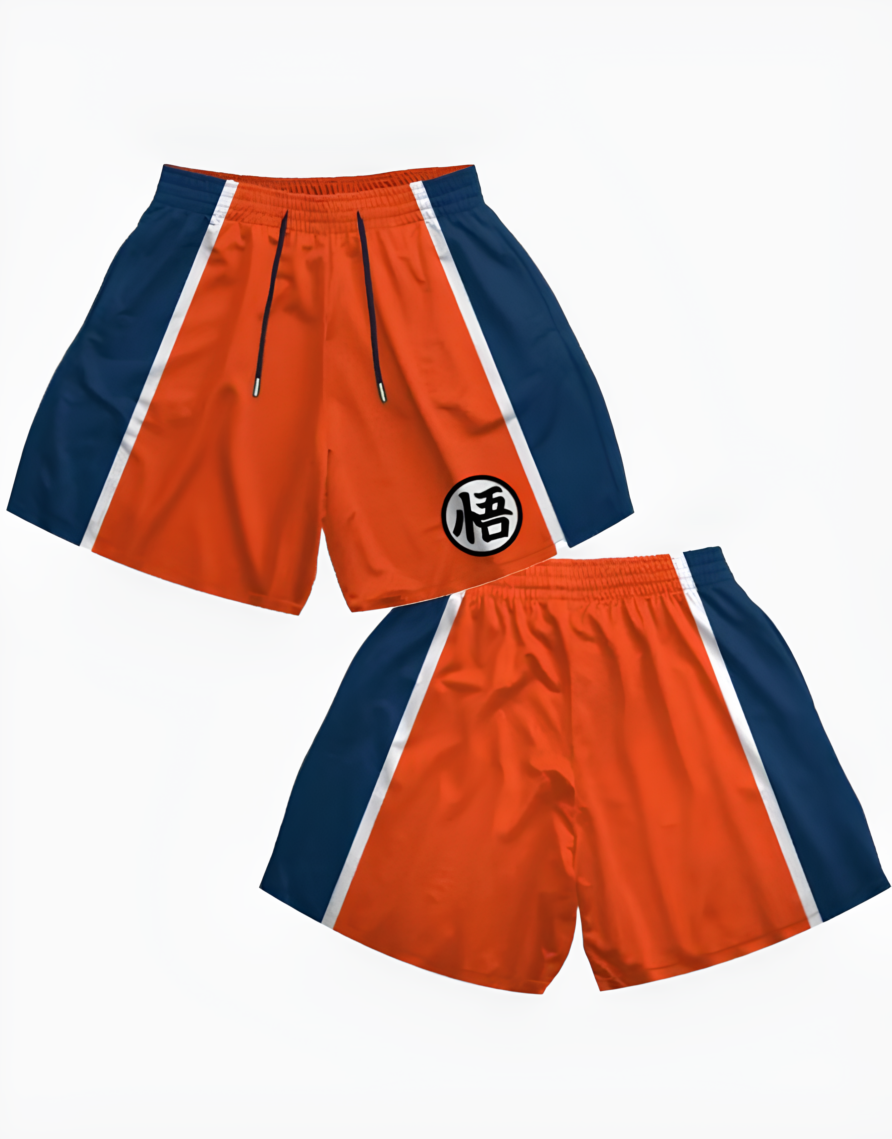 DBZ Kanji Go manga swim shorts