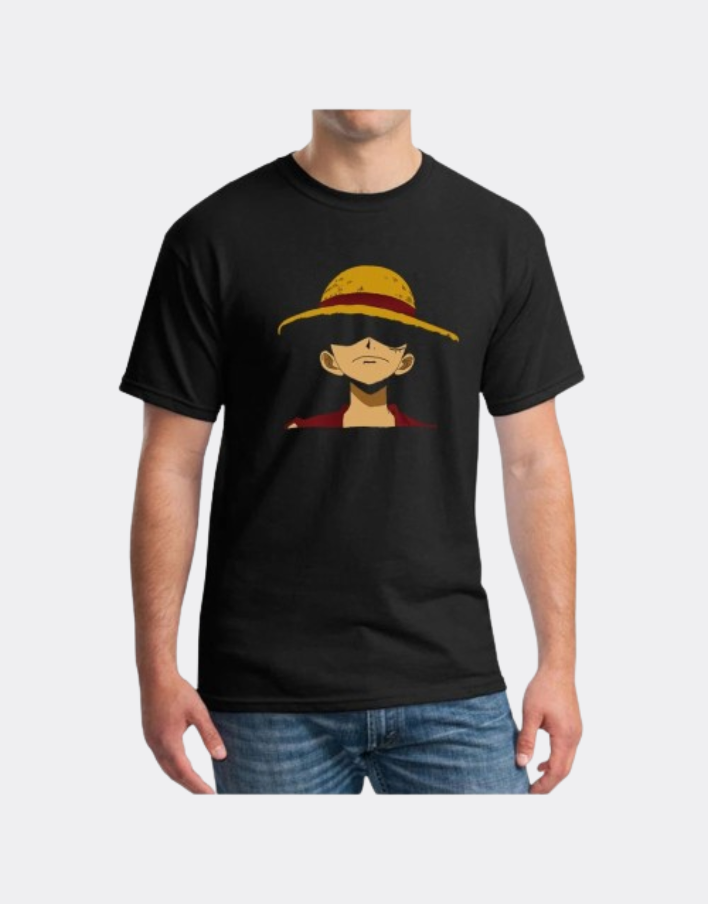 T-Shirt manga One Piece Luffy The Hero