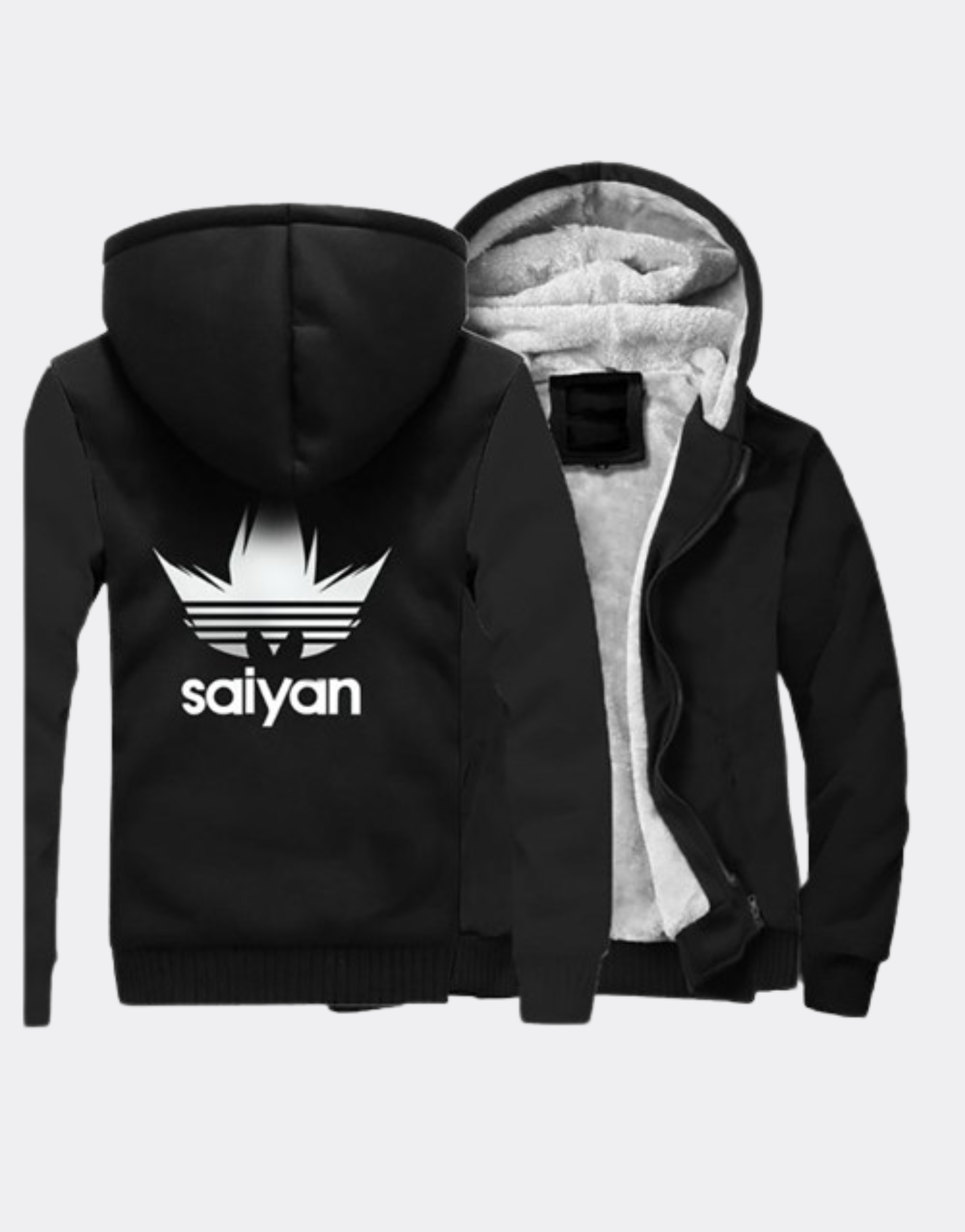 Manga fleece jacket Saiyan Dragon ball Z