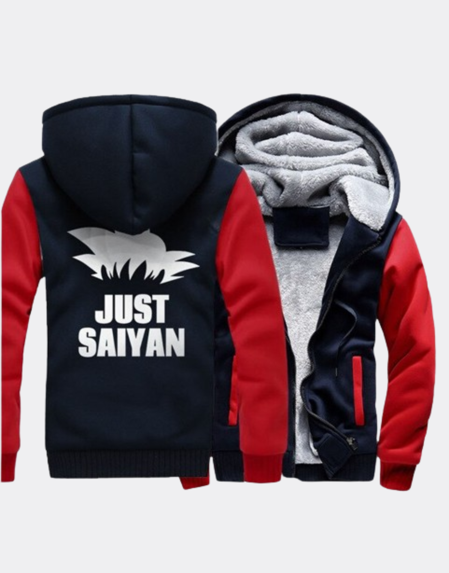 DBZ Just Saiyan Fleece Manga Jacket