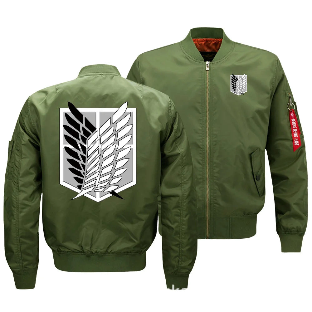 Attack on Titan Exploration Corps Manga Bomber Jacket