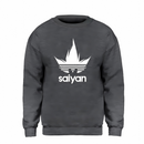 Pull Manga Gris Adidas Dragon Ball Saiyan