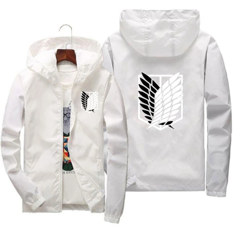 Attack on Titan manga windbreaker jacket