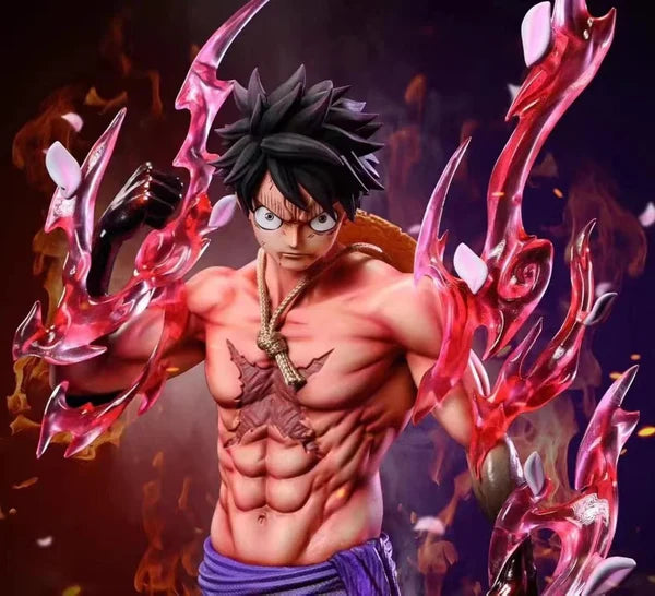 Figurine Monkey D. Luffy Haki de Feu