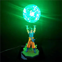 Figurine Led vert Dragon Ball Z Son Goku