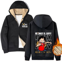 Veste polaire One Piece Monkey D. Luffy Chibi