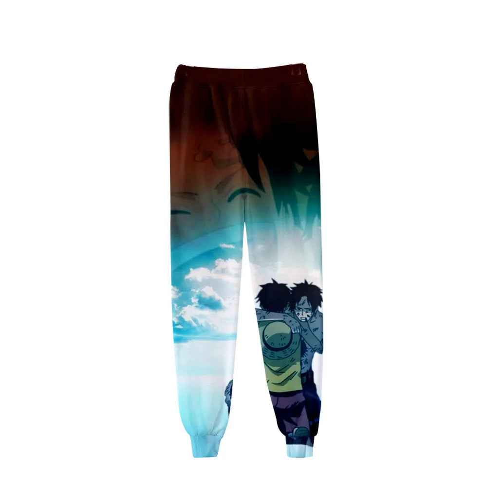 Pantalon jogging One Piece Ace et Luffy