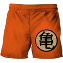 DBZ Saiyans manga swim shorts