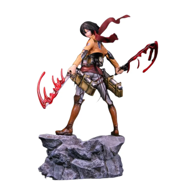 Figurine Mikasa Lame rouge