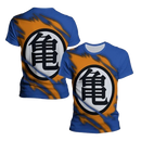 Dragon Ball Z Kanji Kame sports manga t-shirt