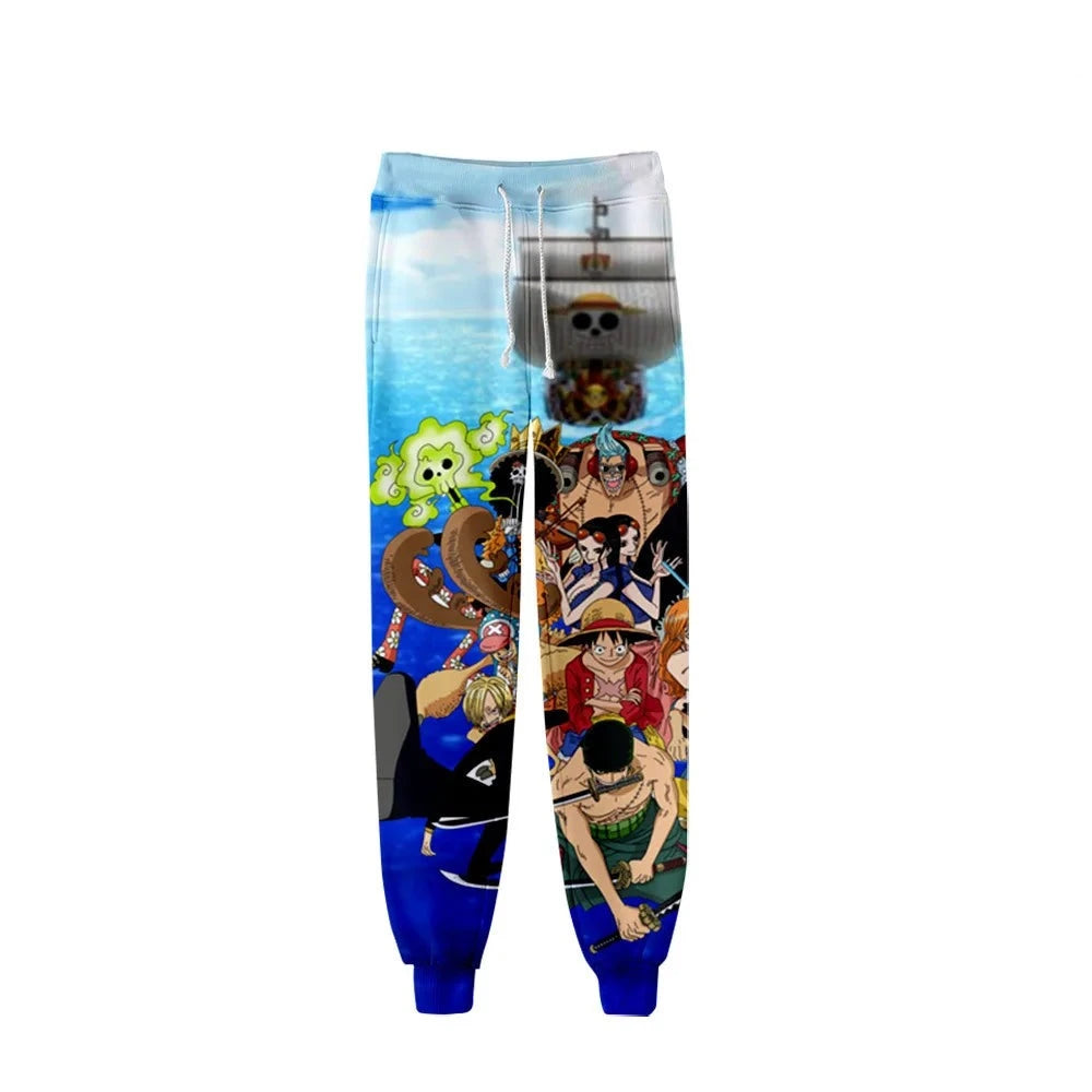 One Piece jogging pants Luffy portraits