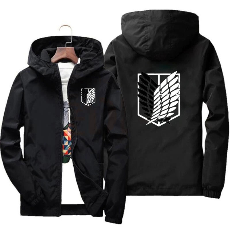 Attack on Titan manga windbreaker jacket