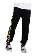 One Piece Pirate King Yellow and Black Jogging Pants